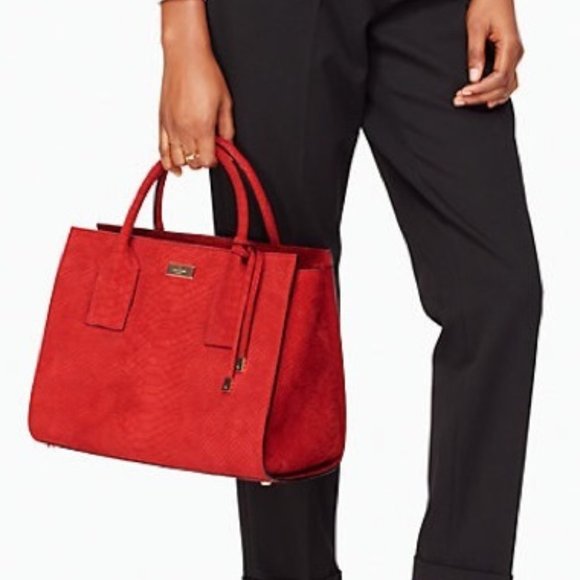 NWT Kate Spade PYTHON Elsie Exotic Street Meriwether - Picture 2 of 5